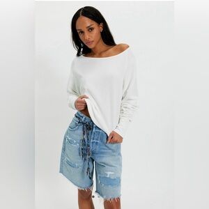 We The Free Jess Long Sleeve in Clean Ivory